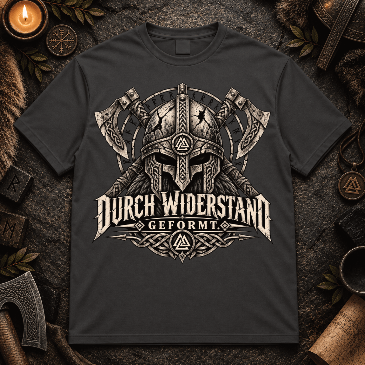Herren T-Shirt Durch Widerstand geformt