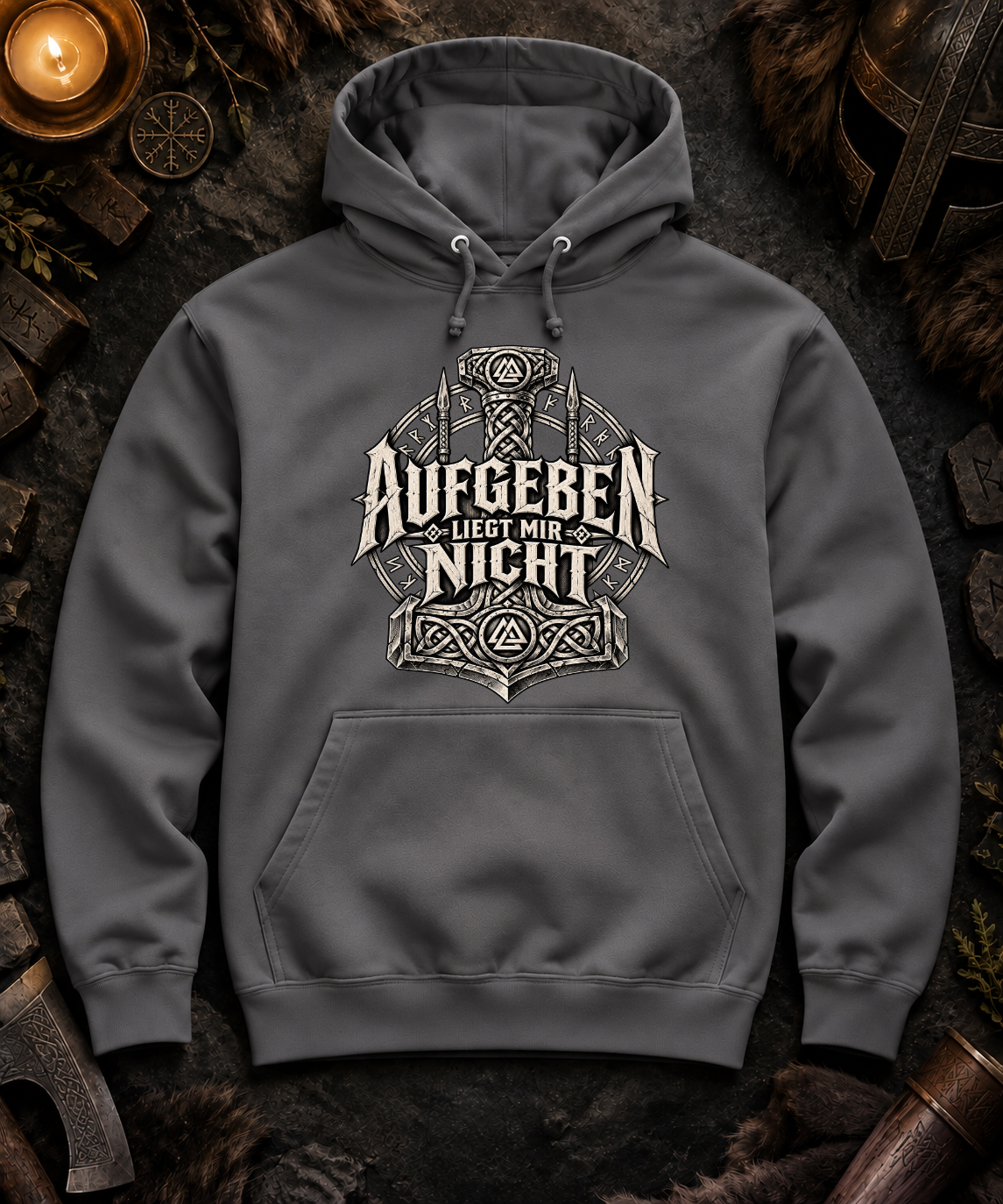 Aufgeben liegt mir nicht - Herren Hoodie