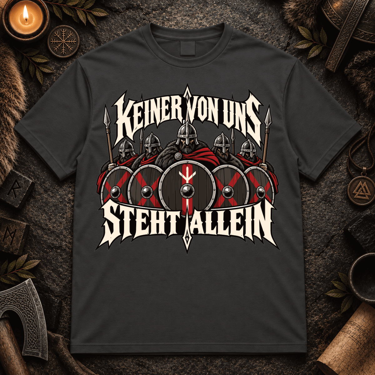Keiner von uns steht allein - Herren T-Shirt