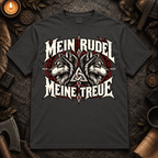 Mein Rudel meine Treue - Herren T-Shirt Frontprint