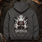 See you in Valhalla - Herren Hoodie (Backprint)