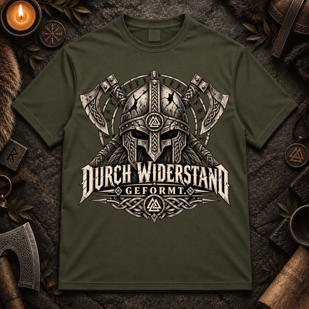 Herren T-Shirt Durch Widerstand geformt
