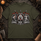 Stärke, Treue, Einheit - Herren T-Shirt