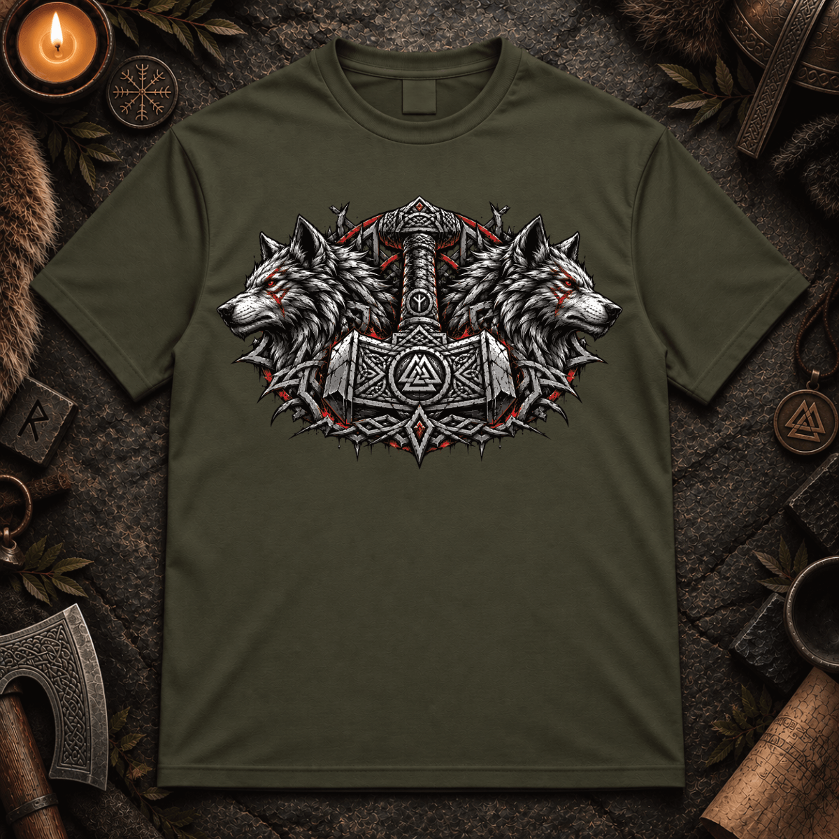 Mjölnir, Stärke - Herren T-Shirt