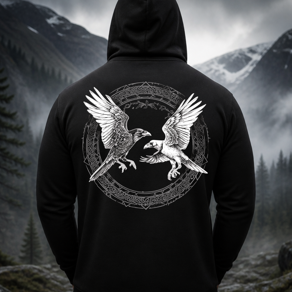 Hugin und Munin- Herren Hoodie