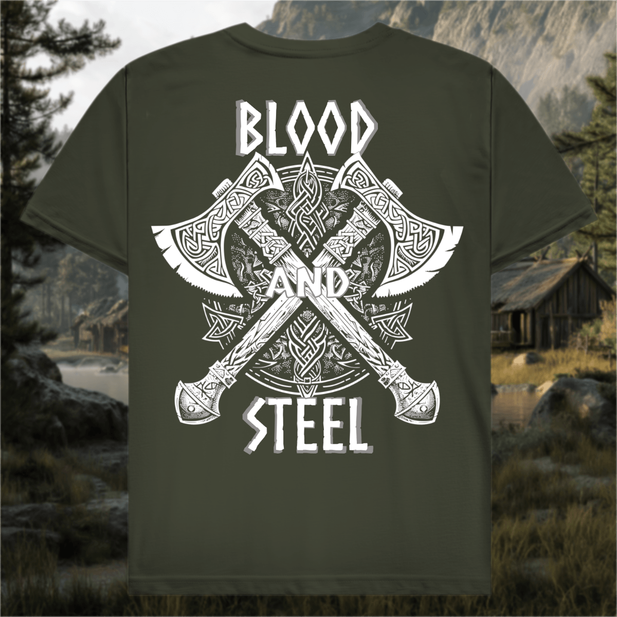 Blood and Steel - Premium Herren T-Shirt