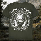 Stärke und Ehre - Premium Herren T-Shirt