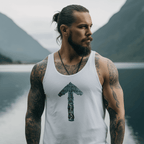 Tiwaz Rune - Premium Unisex Tank-Top