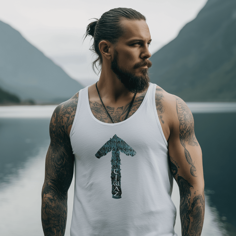Tiwaz Rune - Premium Unisex Tank-Top