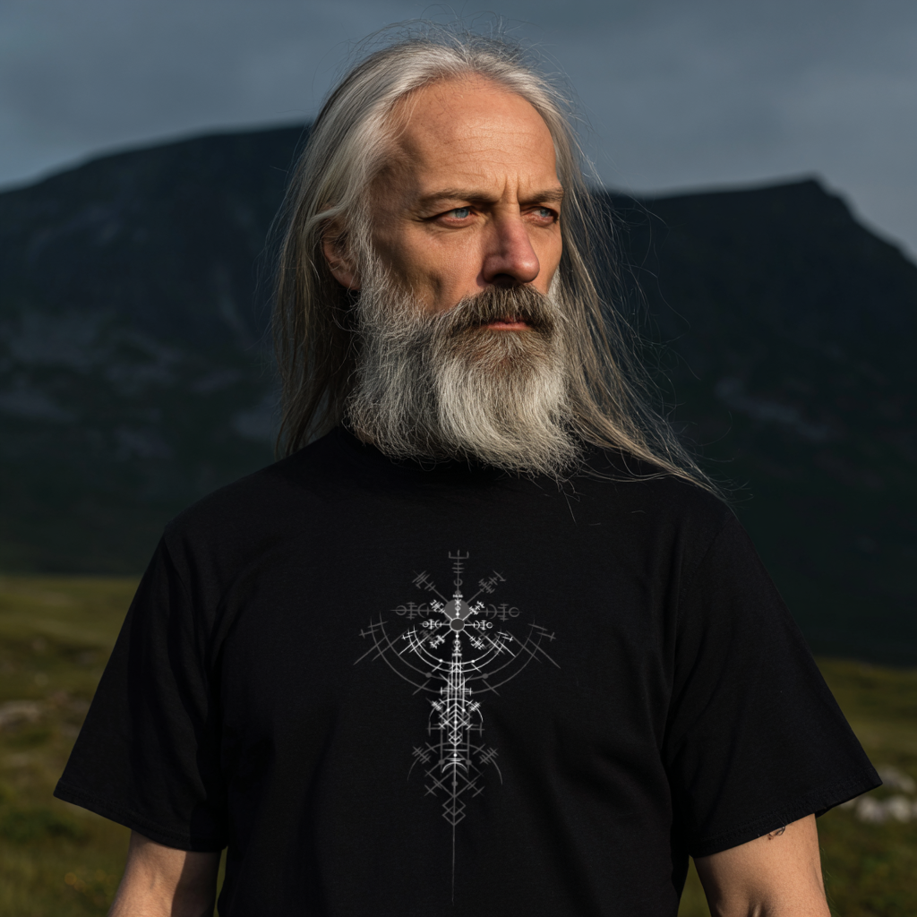 Premium T-Shirt Vegvisir Kompass