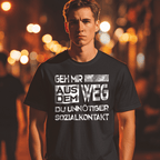Geh mir aus dem Weg - T-Shirt mit Rundhalsausschnitt