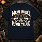 Mein Rudel meine Treue - Herren T-Shirt Frontprint