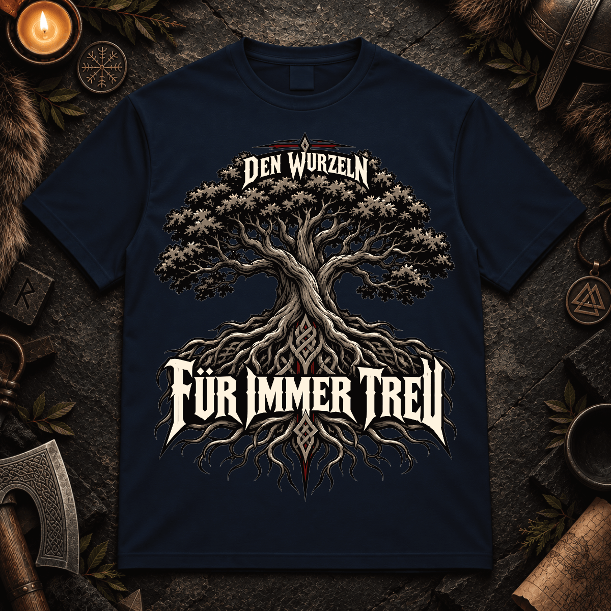 Den Wurzeln für immer treu - Herren T-Shirt