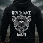 Never back Down - Herren Hoodie