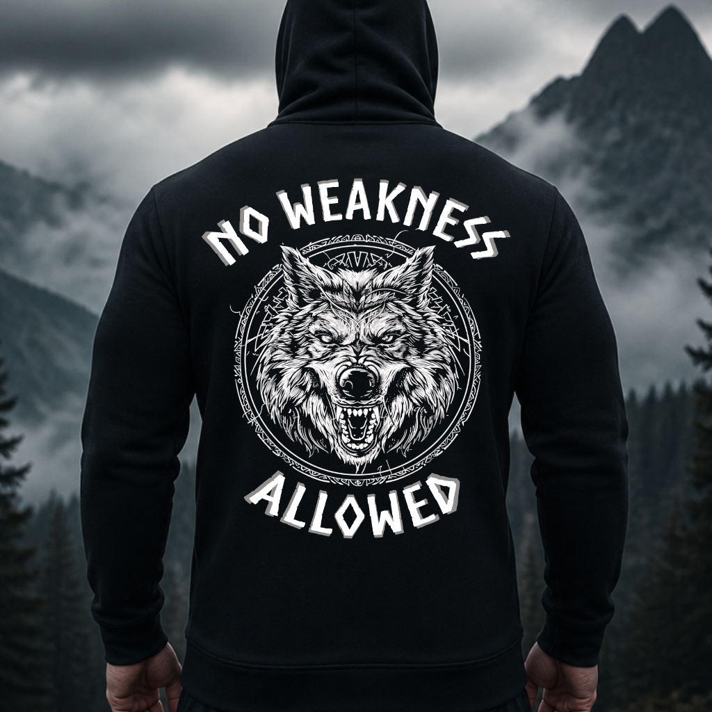 No Weakness Allowed - Herren Hoodie