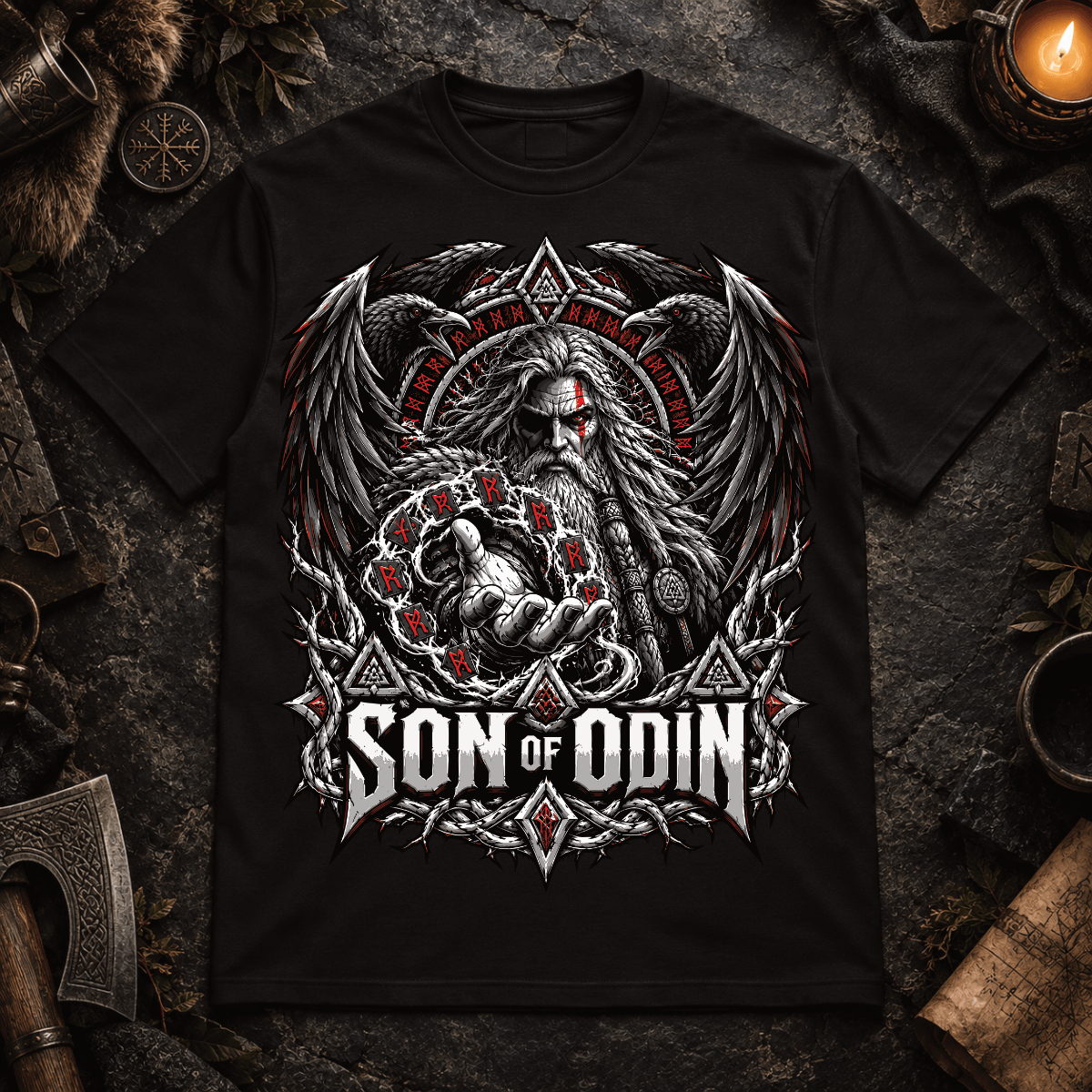Son of Odin -Herren T-Shirt