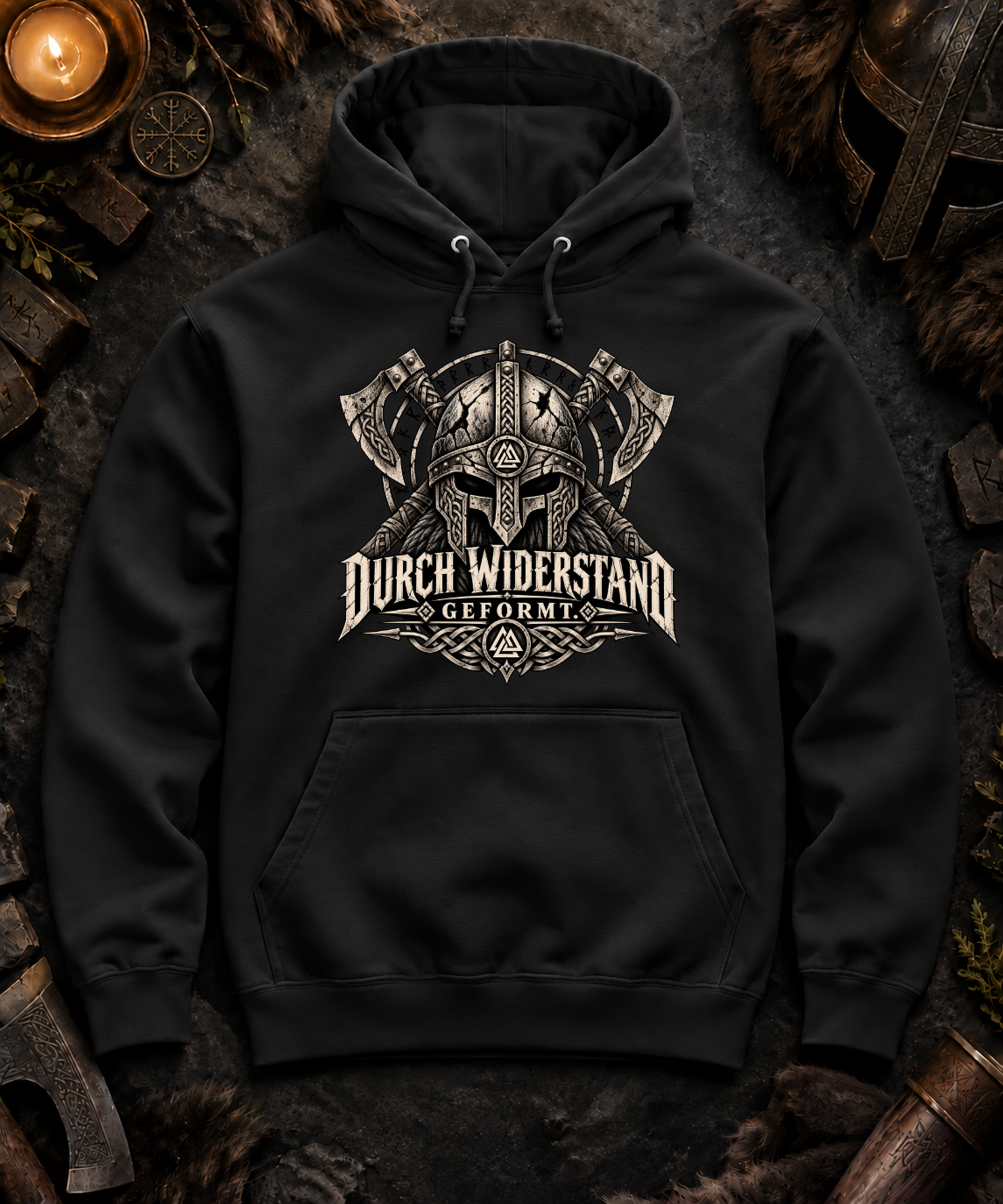 Durch widerstand geformt - Herren Hoodie