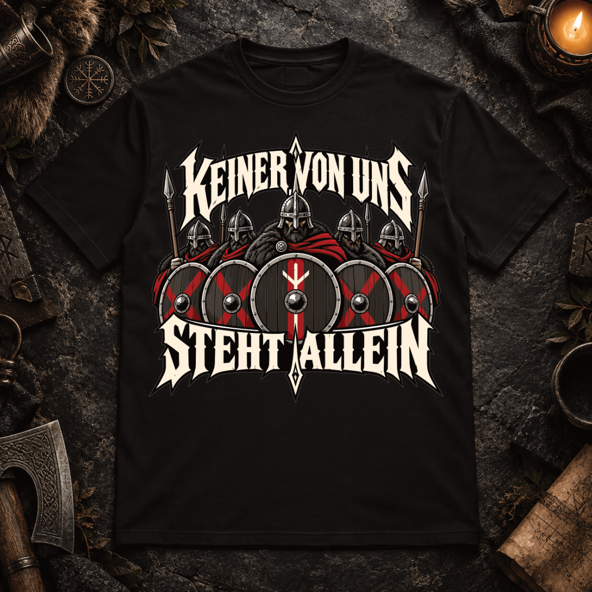Keiner von uns steht allein - Herren T-Shirt